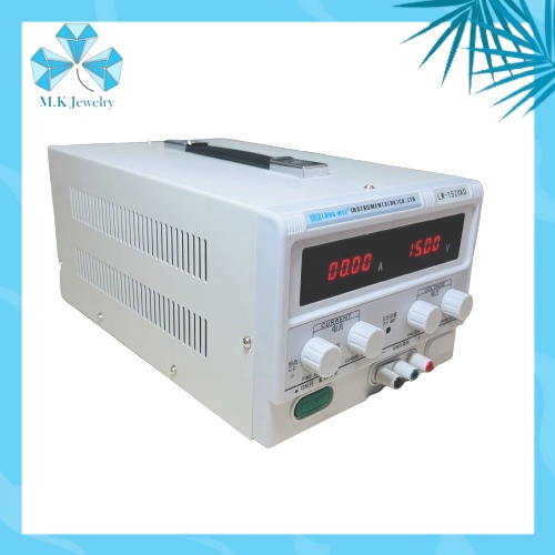 MÁY XI NỮ TRANG 15V-20A  - Máy Cấp Nguồn Chính Hãng 2 Số Lẻ Long Wei LW-1520KD