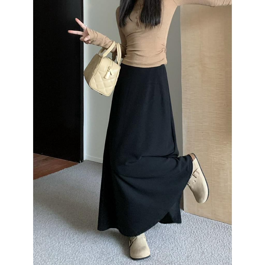 Chân Váy Dệt Kim Dáng Chữ a Mềm Mại Thời Trang 68207