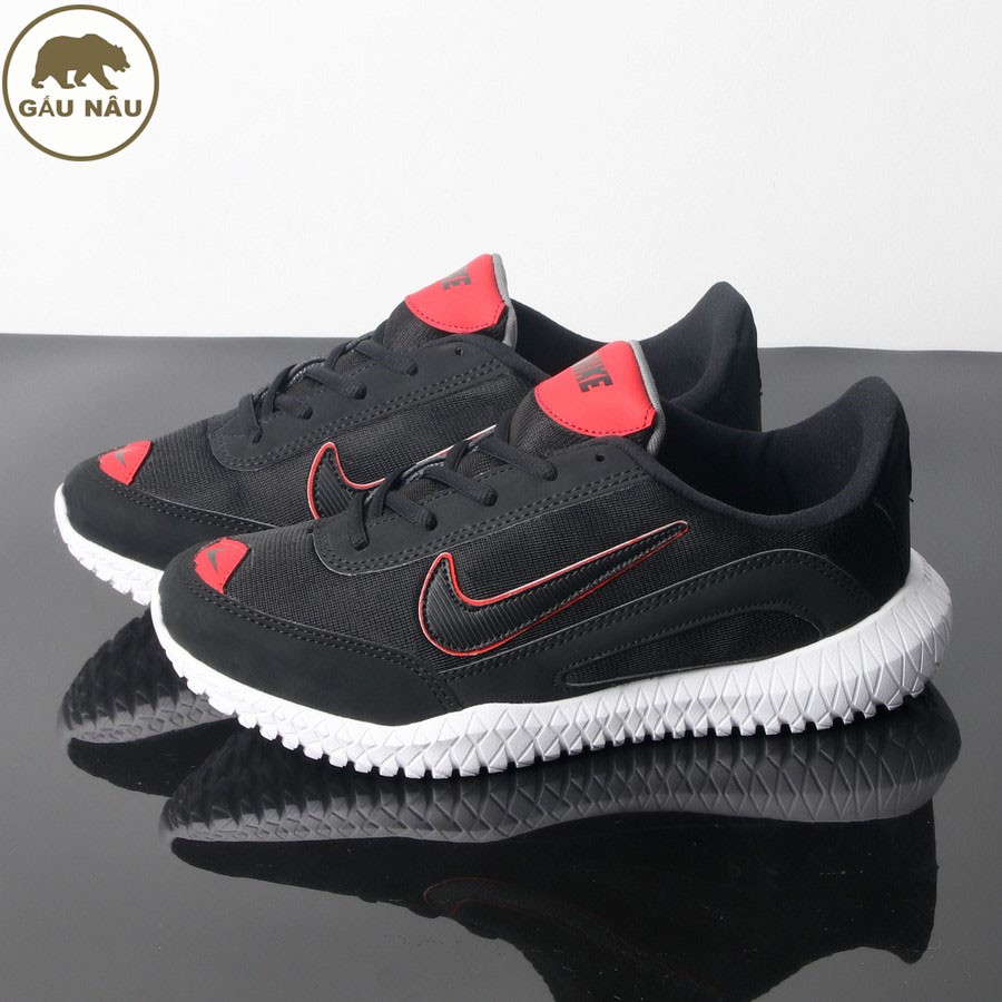 [Mã FAMAYMA2 giảm 10K đơn 50K] Giày sneaker thể thao đen móc trắng siêu rẻ GN298 Gấu Nâu | BigBuy360 - bigbuy360.vn