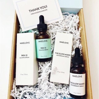 Tinh chất sáng da thu nhỏ lỗ chân lông Maelove nia 10 (niacinamide 10%)