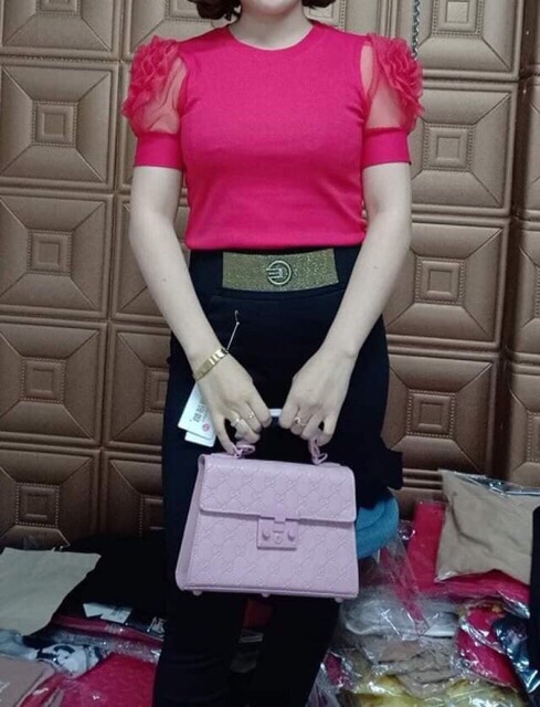 Quần legging cạp đính đá