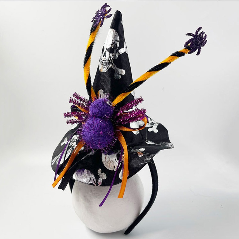 Băng Đô Mũ Phù Thủy Hóa Trang Halloween