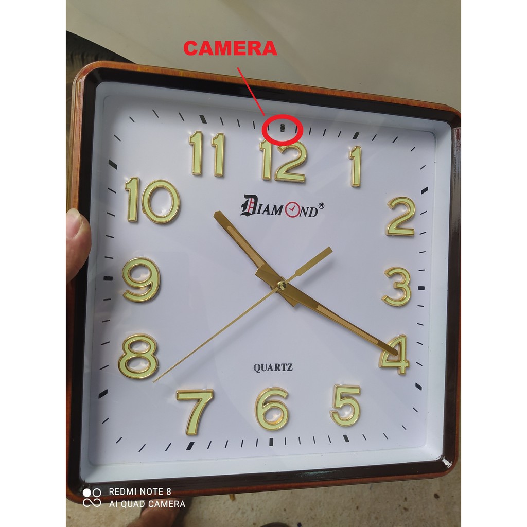 Đồng hồ treo tường thời trang mẫu mã đa dạng - Đồng hồ treo tường camera IP WiFi trực tiếp từ xa trên điện thoại | BigBuy360 - bigbuy360.vn
