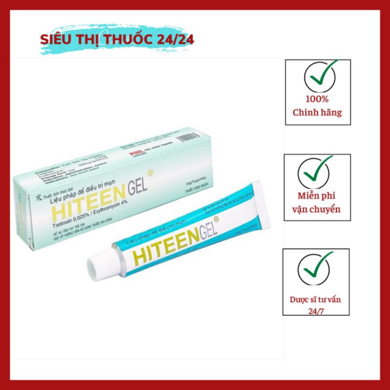 Bôi Ngoài Da Hiiteen gel (10g)