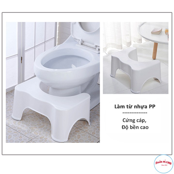 Ghế kệ chân toilet, bồn cầu chống táo bón