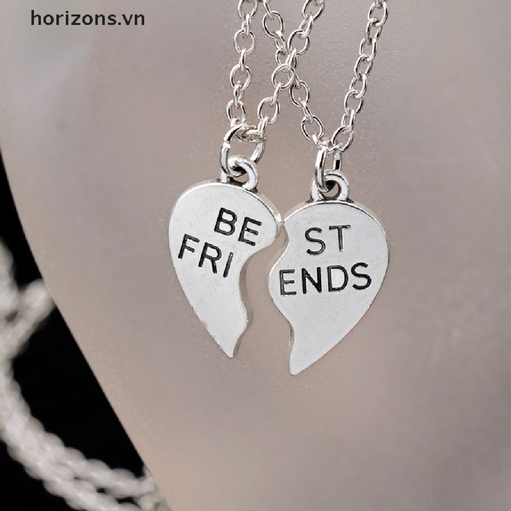 (Gohorizons) Vòng Cổ Choker Mặt Trái Tim Vỡ Cho Bạn Thân