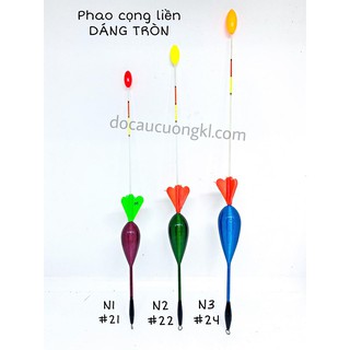 Phao câu cá đầu cần cọng liền