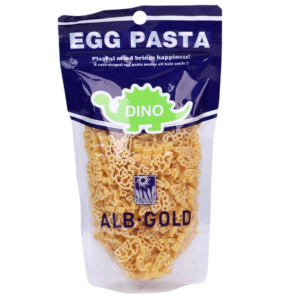 NUI TRỨNG EGG PASTA HÌNH THÚ VÀ CHỮ ABC 90GRAM