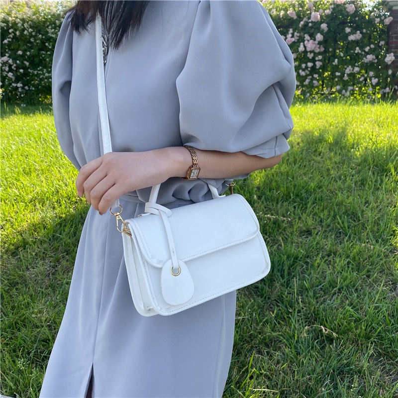 Túi xách nữ đeo chéo da trơn mềm đẹp 3 ngăn cao cấp Túi xinh mint store PK 390