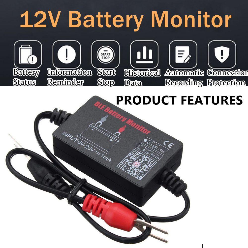 Thiết Bị Kiểm Tra Điện Áp Ắc Quy Xe Hơi 12V Bluetooth 4.0