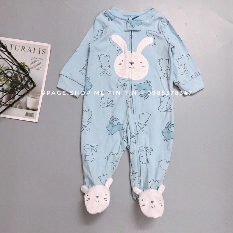 [Hàng lỗi] Body liền tất cotton cho bé (3m,6m,9m)