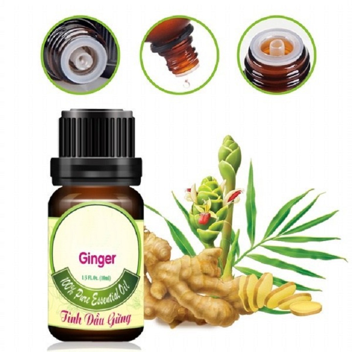 Tinh Dầu Gừng 10ml Tinh Dầu Thiên Nhiên Sale