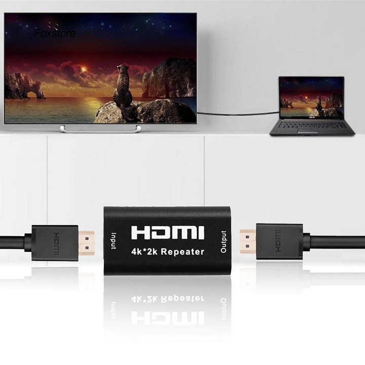 [Mã ELHACE giảm 4% đơn 300K] Đầu nối HDMI có chip khuếch tín hiệu hỗ trợ 4K*2K