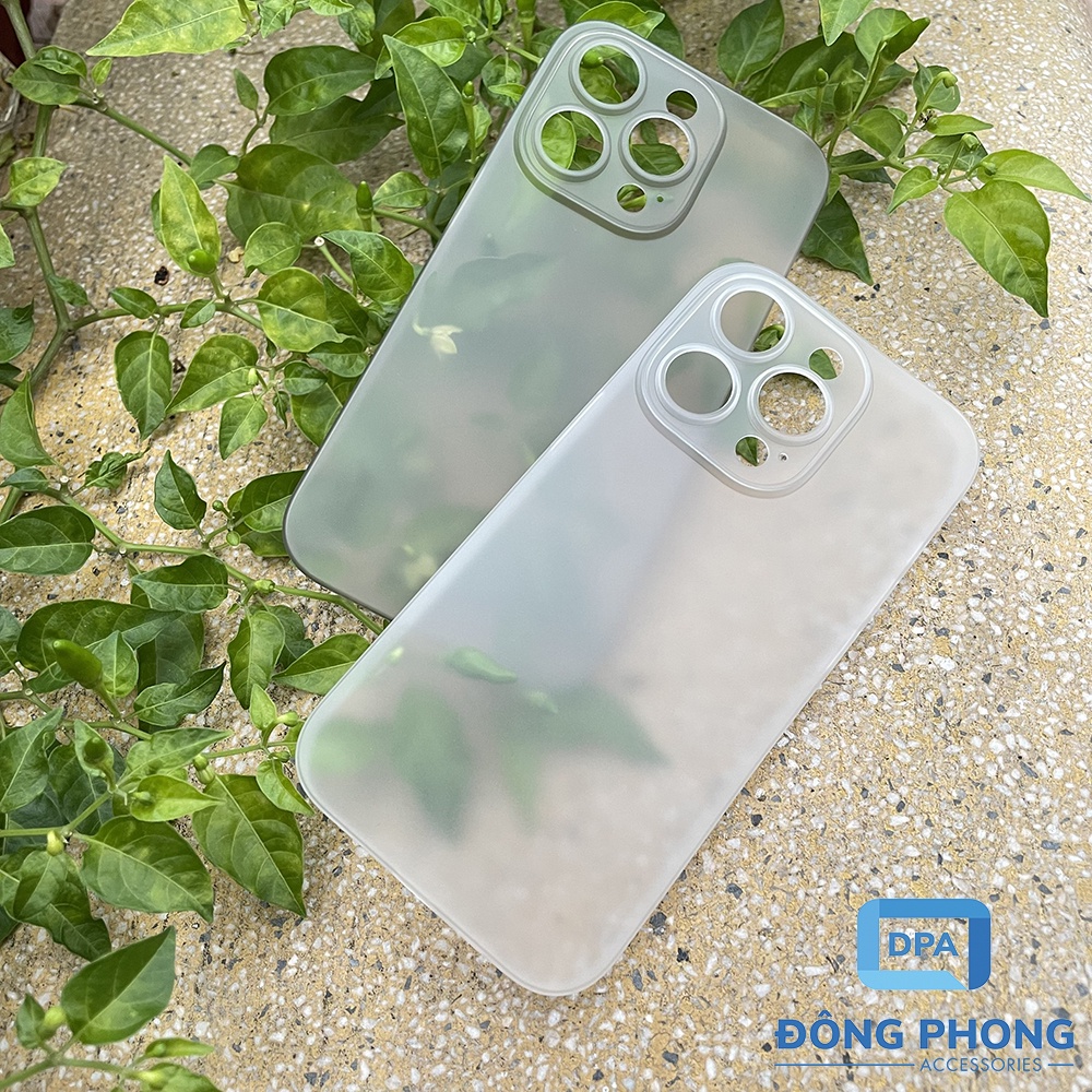 Ốp Lụa iPhone Trong Nhám UniBody Siêu Mỏng