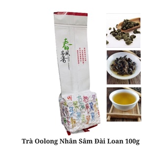 TRÀ Ô LONG (OOLONG) NHÂN SÂM ĐÀI LOAN 100G