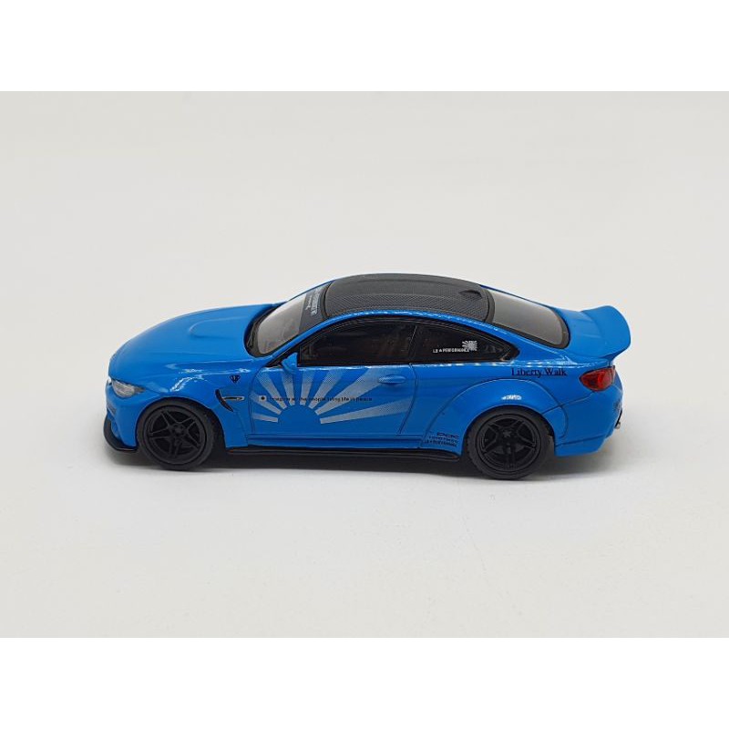 Xe Mô Hình LB*WORKS BMW M4 BaBy Blue LHD 1:64 Mini GT ( Xanh Biển)