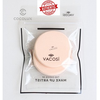 Bông phấn ướt tròn vacosi disc sponge 2 miếng - bp03