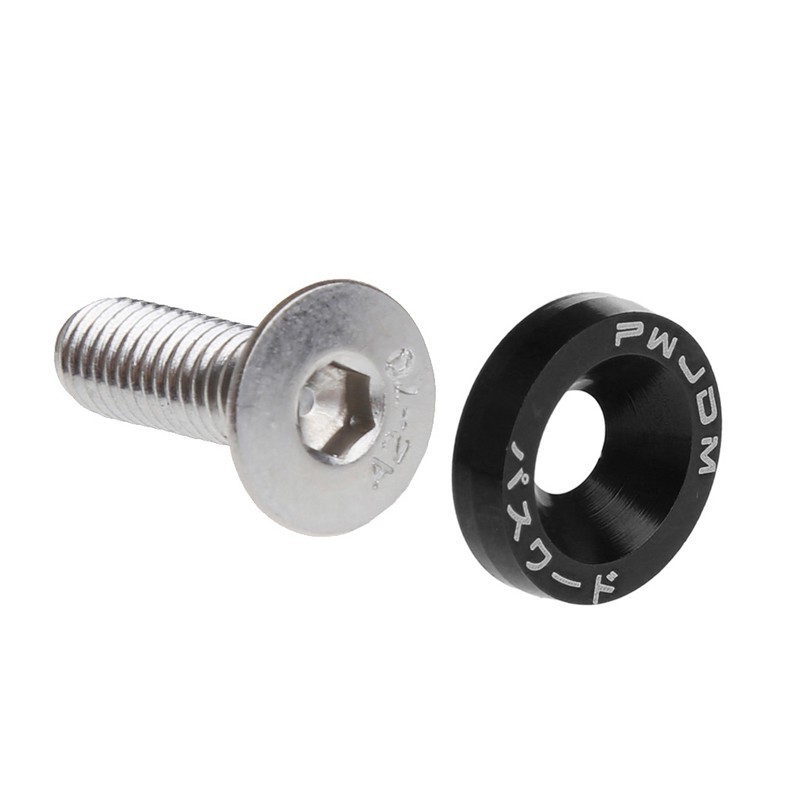 Bộ 10 đệm ốc vít bằng nhôm 6mm cho xe Honda Civic