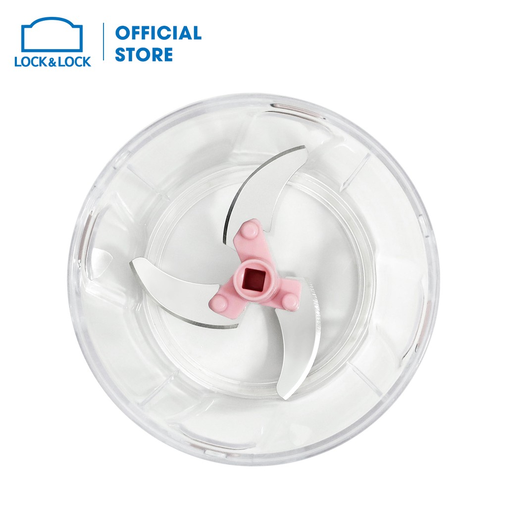 Dụng cụ băm rau củ quả Lock&amp;Lock, Size S, 400ml - Màu Pink - CKS308PIK