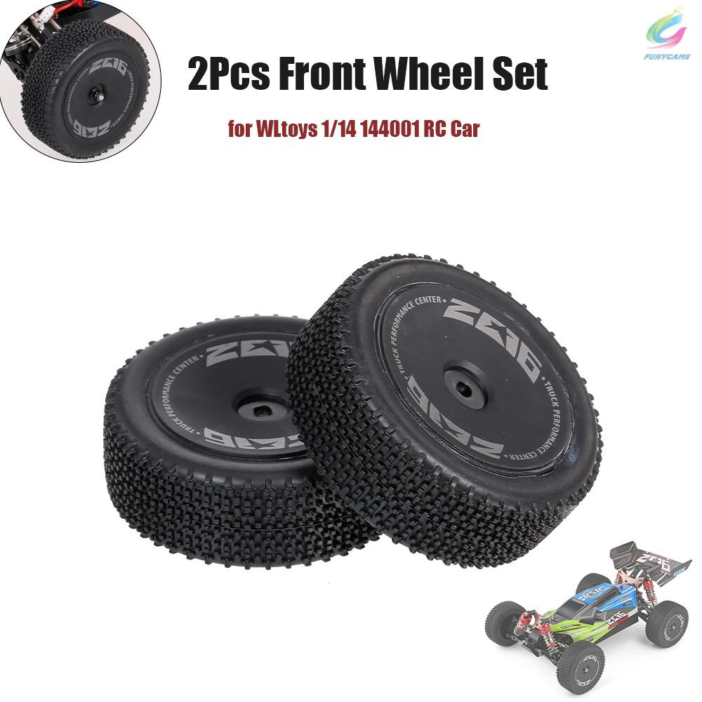 RC RC 2 Bánh Xe Thay Thế Cho Mô Hình Xe Điều Khiển Từ Xa Wltoys 1 / 14 144001