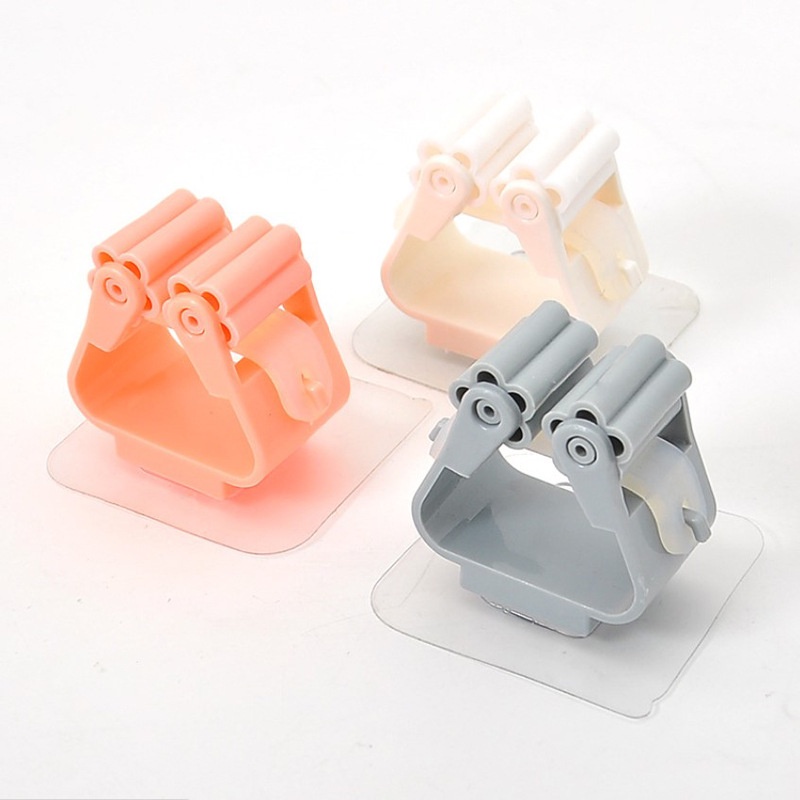 Móc Dán Tường Giữ Cây Lau Nhà - Móc Treo Chổi Chịu Lực Tốt Không Thấm Nước