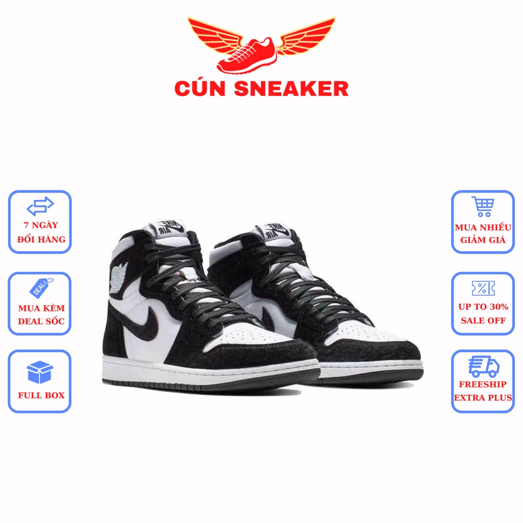 Giày 𝗝𝗼𝗿𝗱𝗮𝗻 Cổ Cao Màu Đen Trắng Nam Nữ 🌸 Giày Thể Thao Sneaker Nam Nữ 𝗝𝗼𝗿𝗱𝗮𝗻 𝗣𝗮𝗻𝗱𝗮 Cao Cổ Full Box