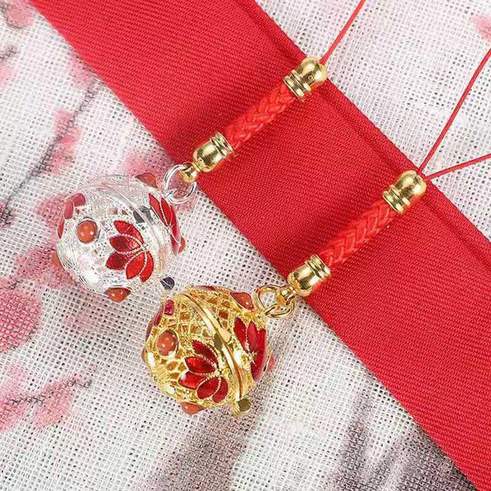 Quinton Móc Khóa Điện Thoại Bằng Đồng Dạ Quang Họa Tiết Bánh Xe May Mắn Quà Tặng Valentine