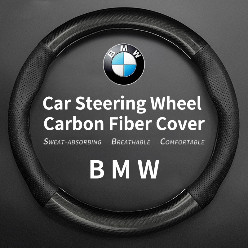 Vỏ Bọc Vô Lăng Bằng Sợi Carbon Thoáng Khí Cho BMW E36 E46 E30 E90 E30 F10 F30 E39 E60 E84 F48 F25 E83