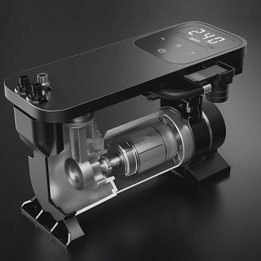 Máy Bơm Lốp Xe Ô Tô Xiaomi 70mai Air Compressor Midrive TP01- Hàng Chính Hãng, Full VAT, Bảo Hành 12 Tháng