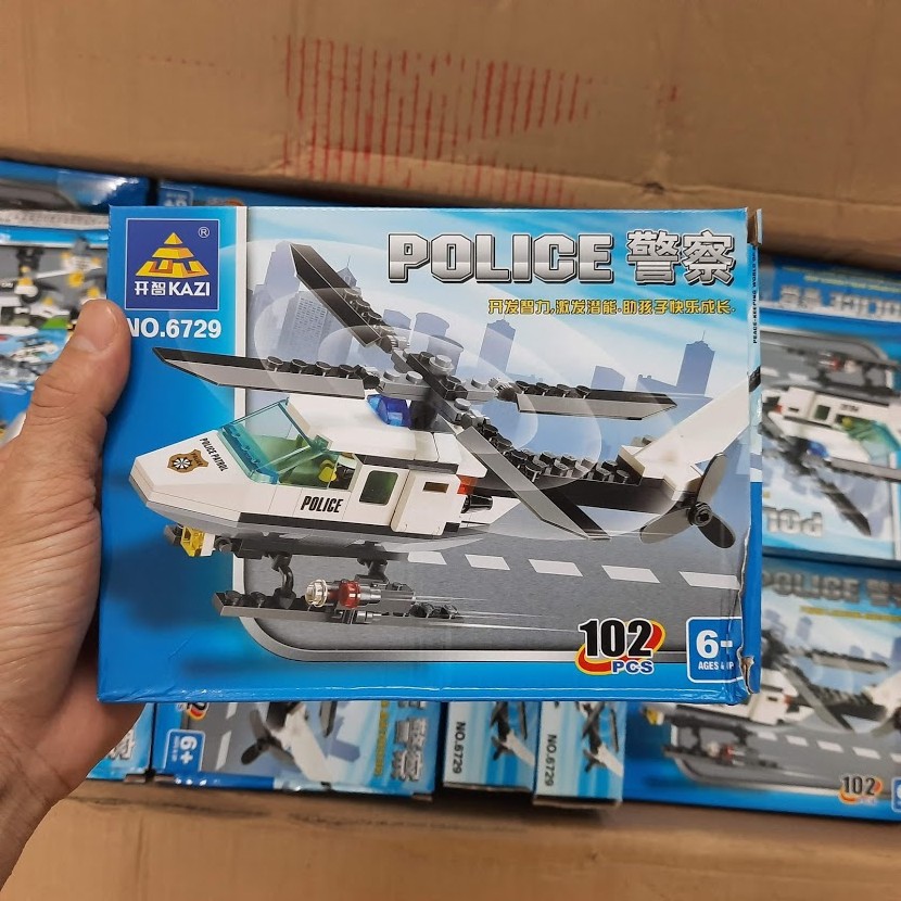 Đồ chơi lắp ráp mô hình lego máy bay trực thăng 102pcs mã No.6729 đồ chơi cho bé