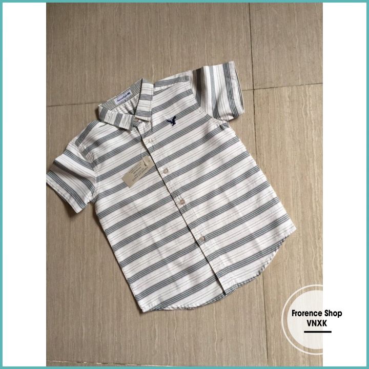 Áo somi bé trai từ 2-6 tuổi,áo somi trẻ em chất vải kate thái mềm mịn thoáng mát size từ 1-8