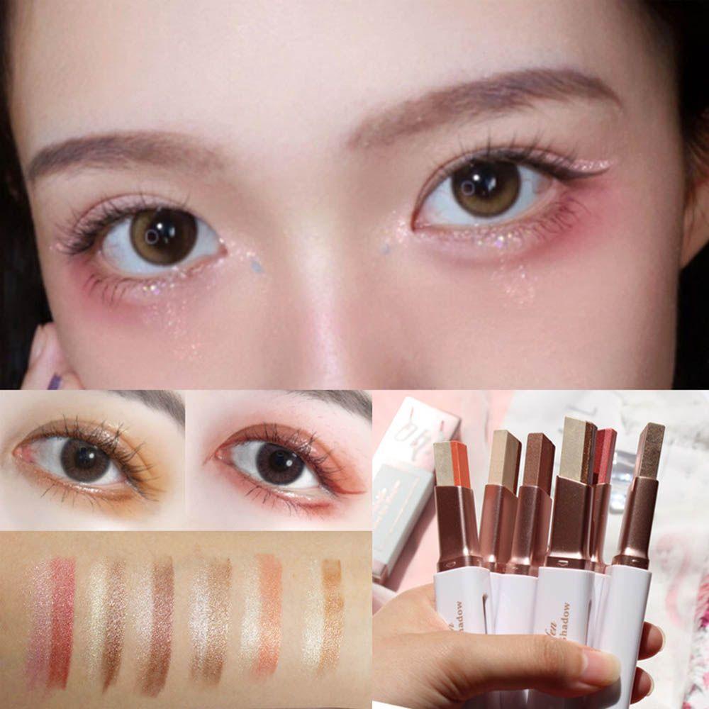 Phấn Mắt Dạng Thỏi Màu Lì Lấp Lánh Trang Điểm Làm Đẹp Cho Nữ MAXG Mờ/Matte