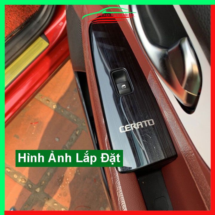 Ốp nội thất cho xe ô tô Kia Cerato 2019 vân Titan bảo vệ chống trầy xước và làm đẹp xe