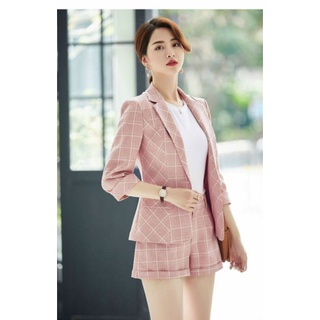 SÉT BỘ VEST SHORT CARO 3 MÓN
