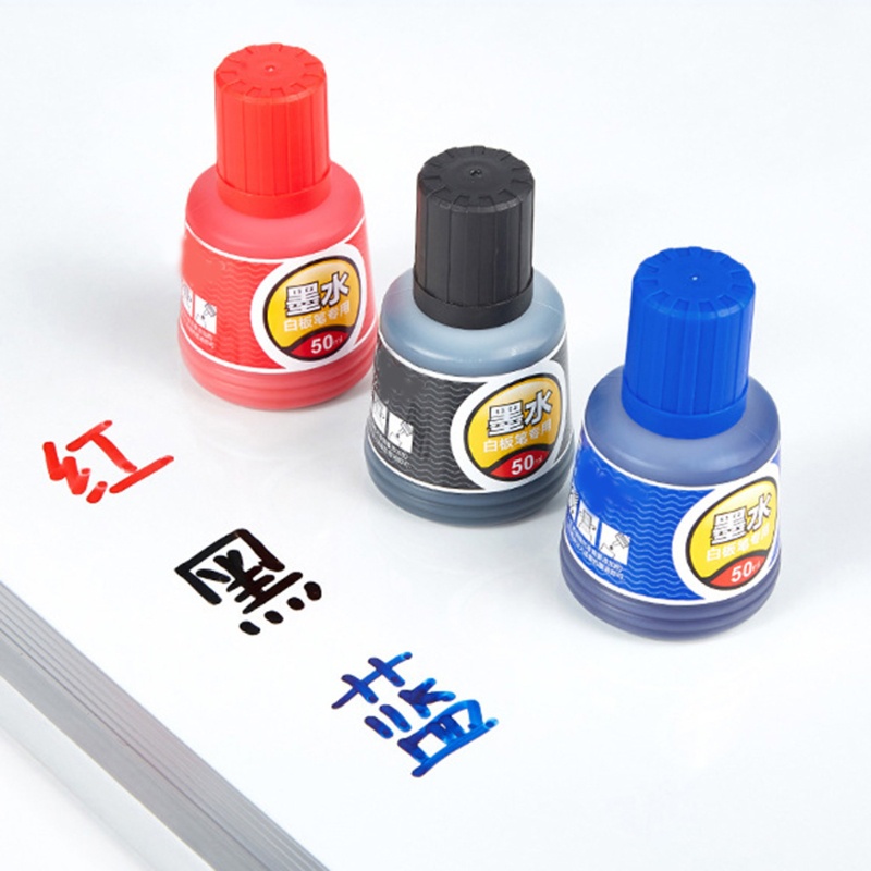 1 Bút Lông Viết Bảng Trắng Đen Đỏ Xanh 50ml Có Thể Tẩy Xóa Được