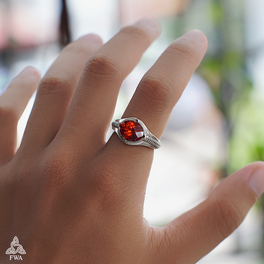 Nhẫn bạc nam FWA Narya Ring - Chúa tể chiếc Nhẫn