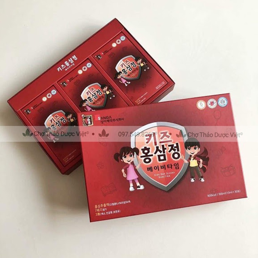 Nước hồng sâm baby Sang A Hàn Quốc Hộp 30 gói- Chợ Thảo Dược Việt