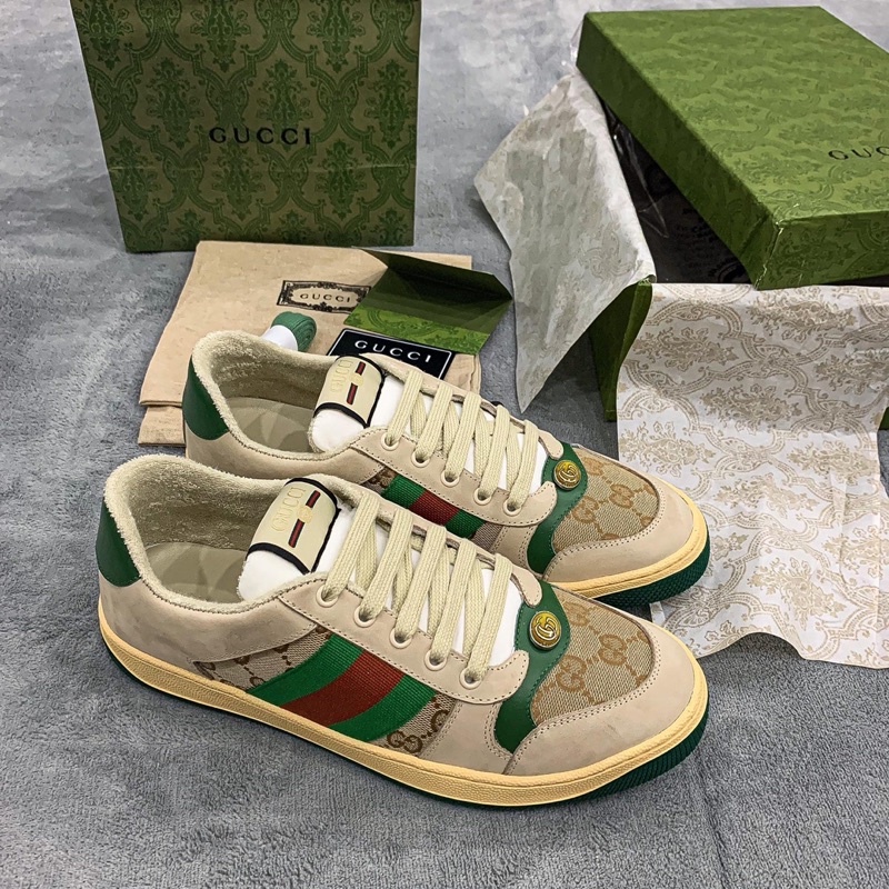 Giày Gucci Sơn Tùng Nam Nữ, Giày GC Sơn Tùng Xanh chuẩn Thời Trang Nam Nữ Full Box
