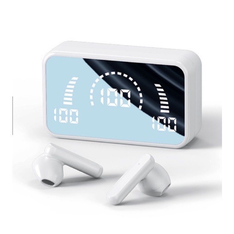 Tai Nghe Không Dây S20 Pro Bluetooth V5.2 - Âm Thanh Hifi 9D Cực Hay Có Micro màn hình LED chống thấm nước,Pin Trâu