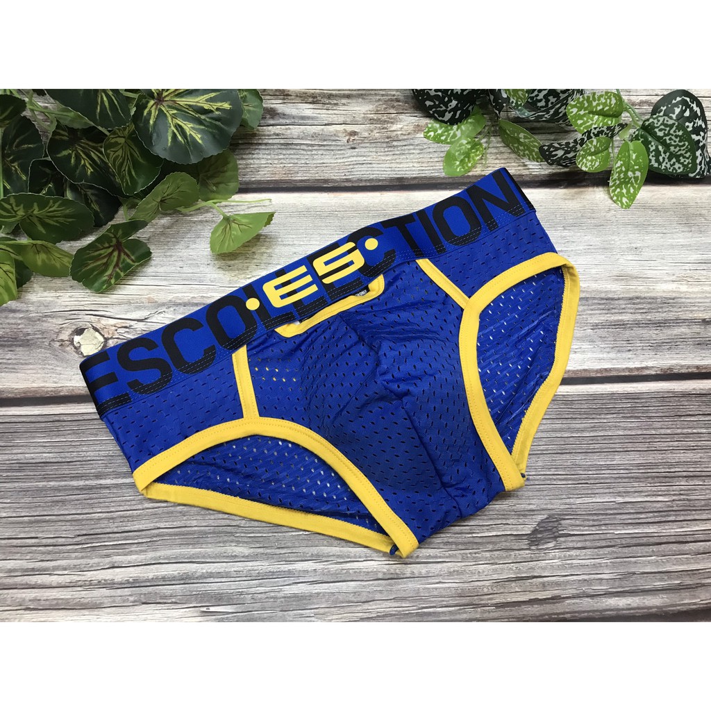[free ship 50k + che tên đơn hàng] QUẦN LÓT TAM GIÁC HỞ TRƯỚC SAU NAM GIỚI ES (HÌNH THẬT)