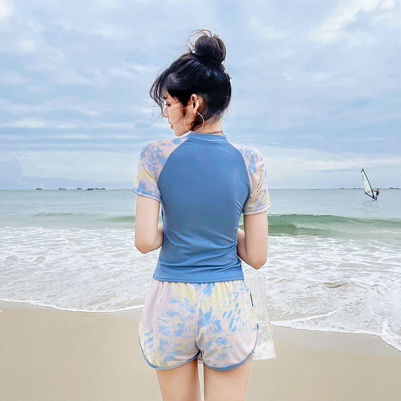 Đồ Bơi Tay Ngắn Phong Cách Thể Thao Năng Động Cho Nữ 0412 | BigBuy360 - bigbuy360.vn