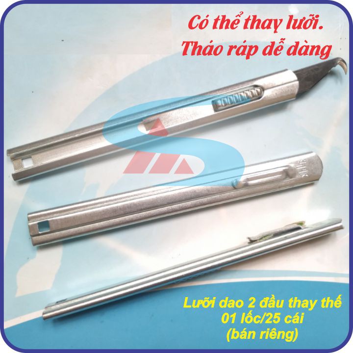 DAO CẮT CHỈ SỢI-CÁN SẮT BẠC