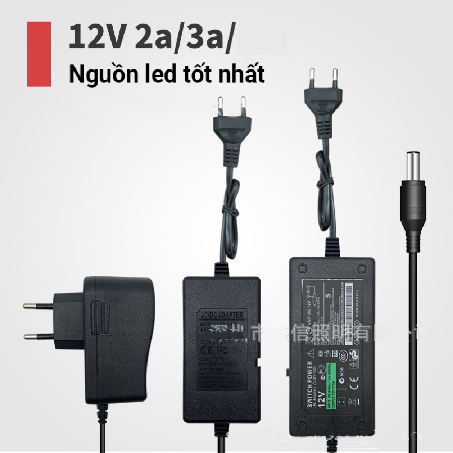 Nguồn Adapter 12v3a (DC) cao cấp dành cho Led Tiktok