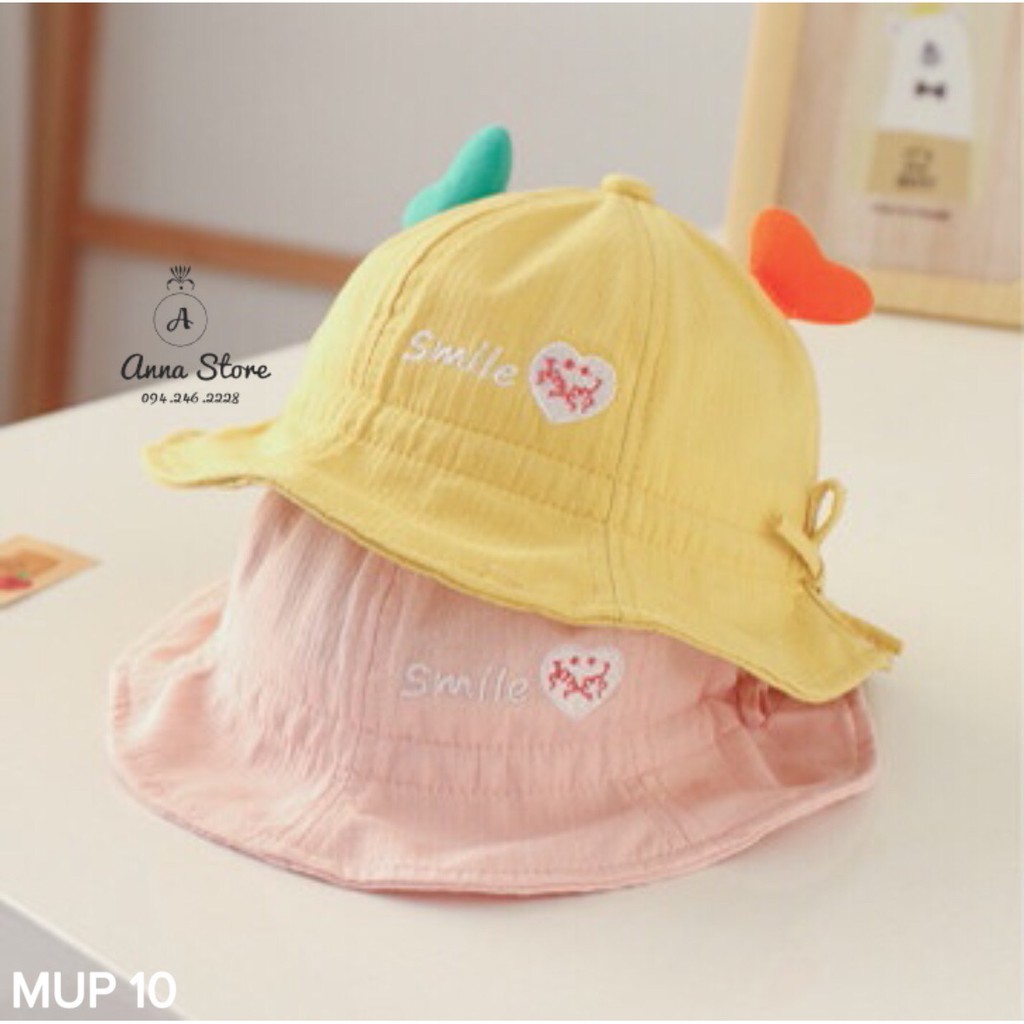 MUP 10 : Mũ vành cho bé 6m - 24m ( vòng đầu 42-48cm )