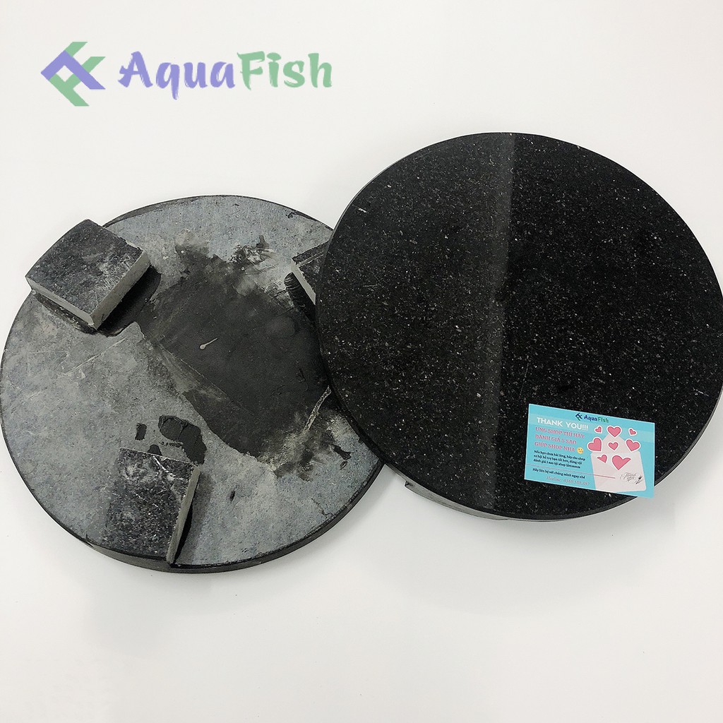 Nắp Thoát Đáy Hồ Koi Cao Cấp Bằng Đá Granite (nắp đậy ống hút đáy chuyên dụng cho hồ cá Koi)