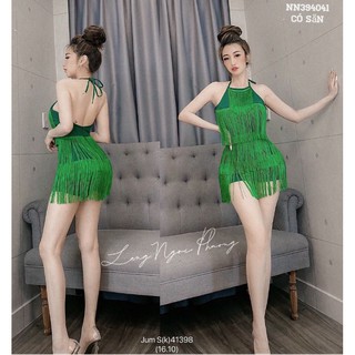 Jumpsuit tua cổ yếm