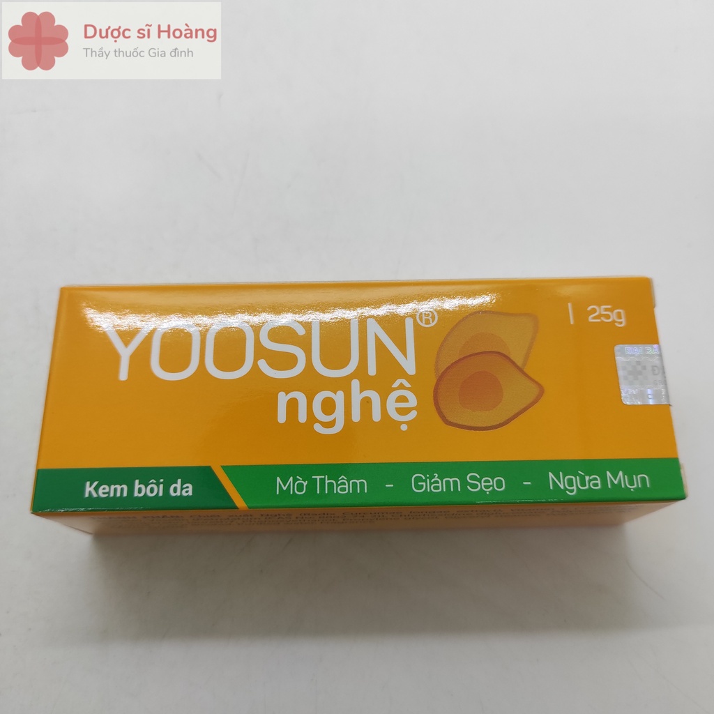 Kem Ngừa Mụn, Ngừa Thâm Yoosun Nghệ 25g , Rau Má 25g &amp;50g