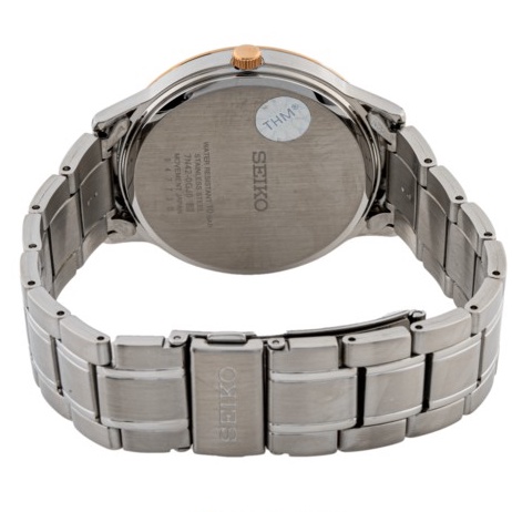Đồng hồ nam Seiko SGEH90P1 mặt kính Hardlex chống xước, chống nước 10 ATM. dây thép không gỉ cao cấp chính hãng Nhật Bản