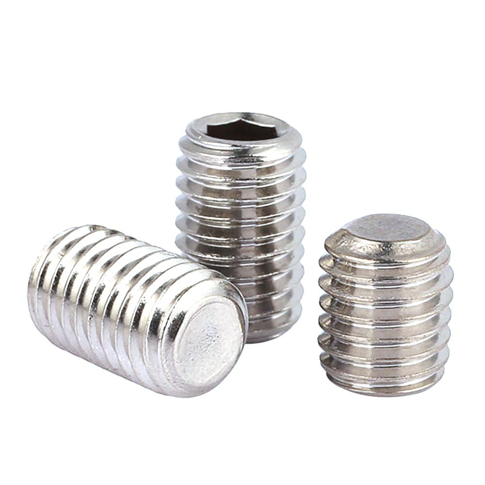 Bu Lông Đầu Lục Giác Bằng Thép Không Gỉ Din916 Allen Mới A2