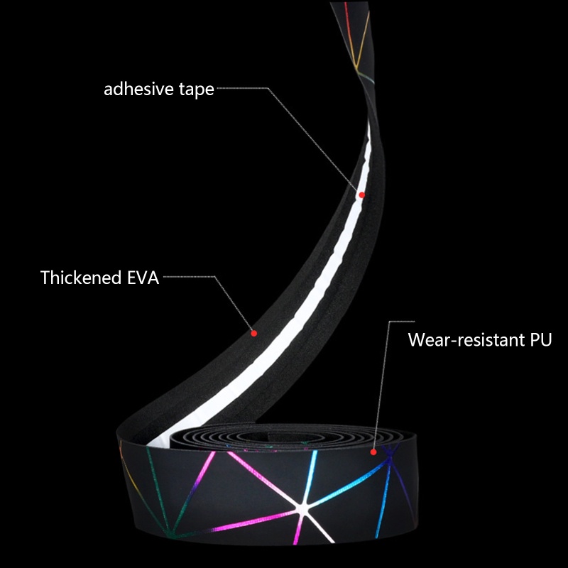 Qq * Bộ 2 Cuộn Băng Quấn Tay Lái Xe Đạp Bằng EVA Thoải Mái